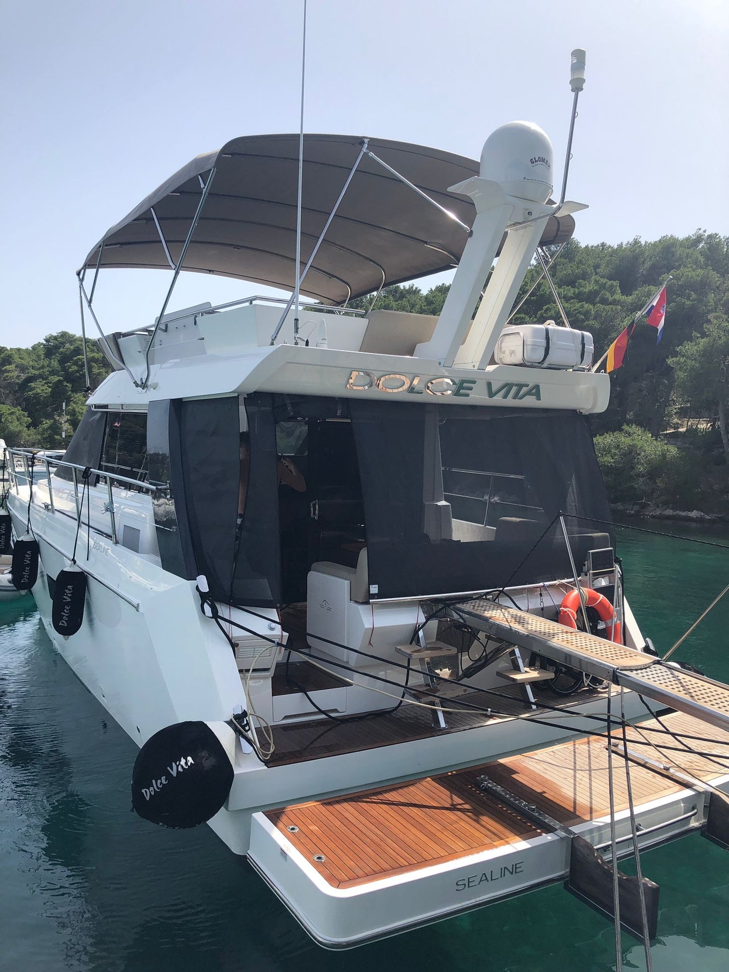 Sealine F 42 Fly Flybridge IPS Motoryacht Yacht Boot Schiff