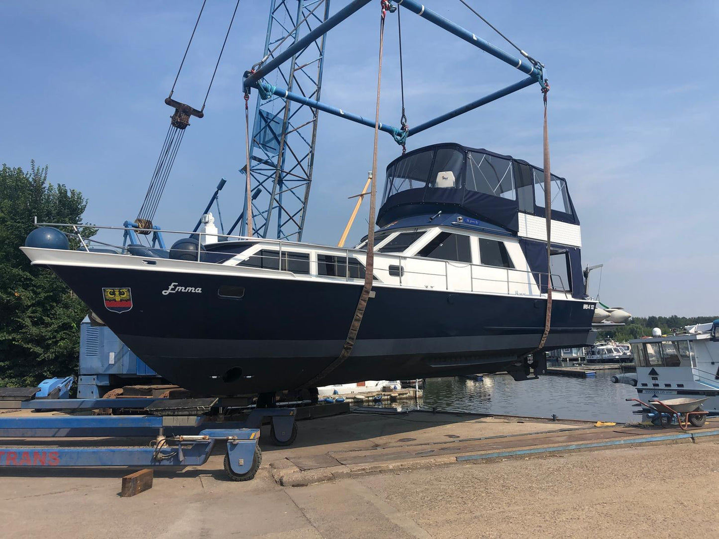 Veerdörn 1300 Motoryacht Boot Motorboot mit Liegeplatz