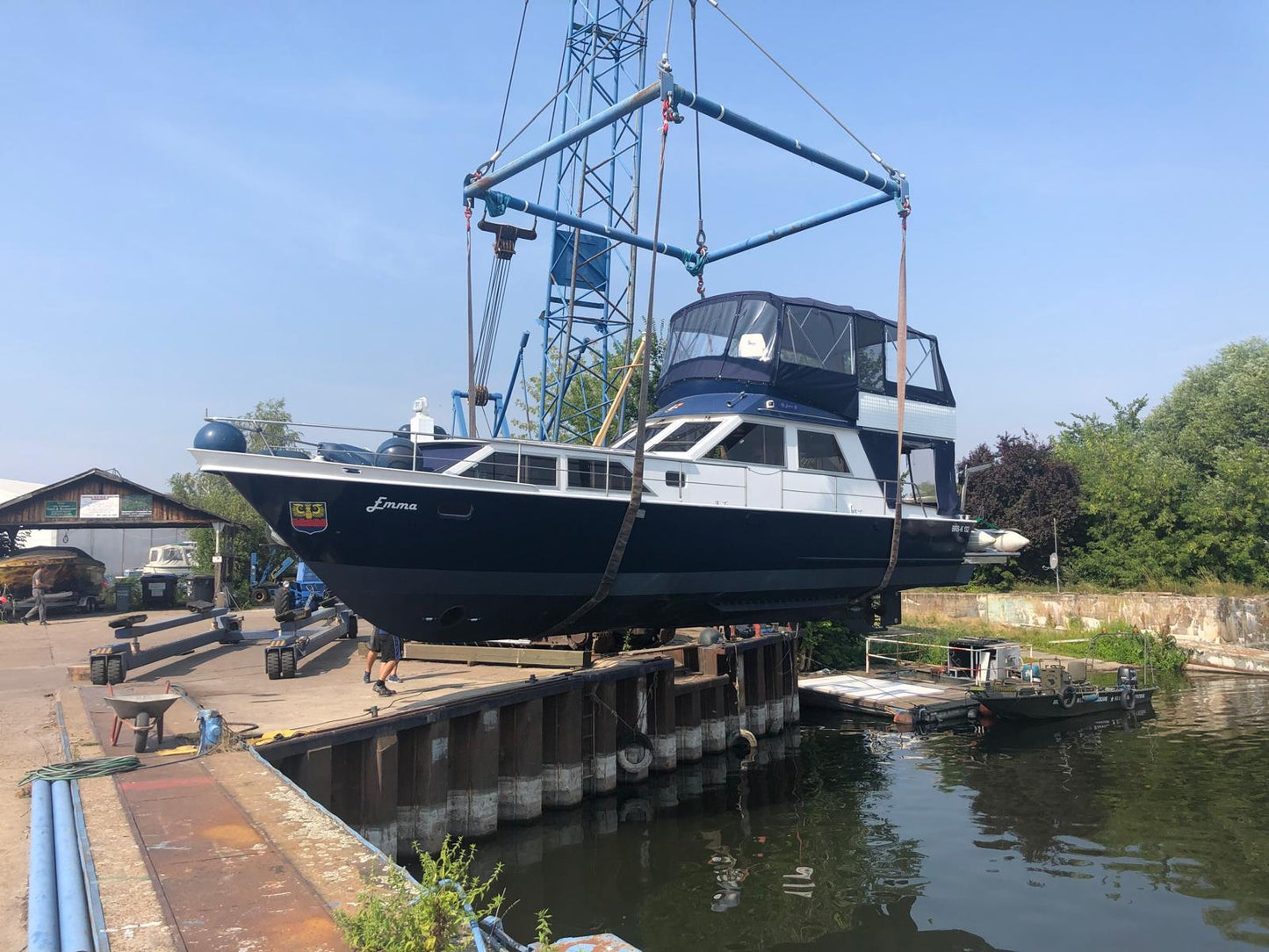 Veerdörn 1300 Motoryacht Boot Motorboot mit Liegeplatz