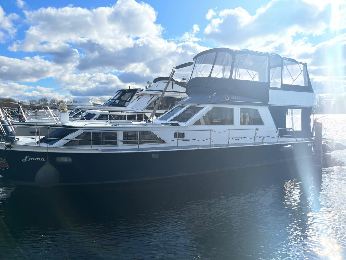 Veerdörn 1300 Motoryacht Boot Motorboot mit Liegeplatz