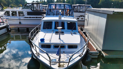 Skiron 35 Motoryacht Stahlyacht Boot Motorboot Yacht Schiff