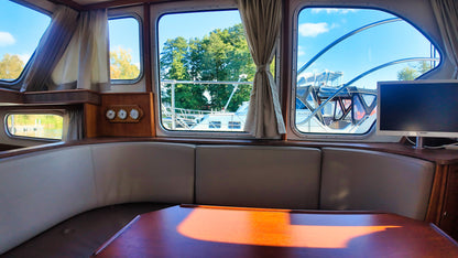 Skiron 35 Motoryacht Stahlyacht Boot Motorboot Yacht Schiff