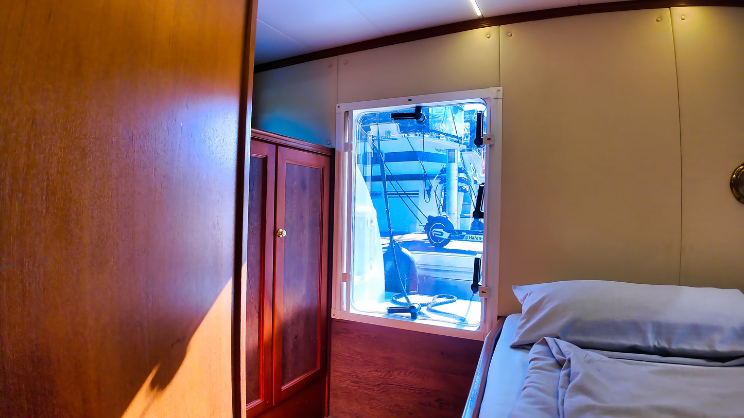 Skiron 35 Motoryacht Stahlyacht Boot Motorboot Yacht Schiff