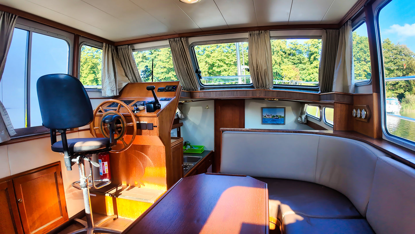 Skiron 35 Motoryacht Stahlyacht Boot Motorboot Yacht Schiff