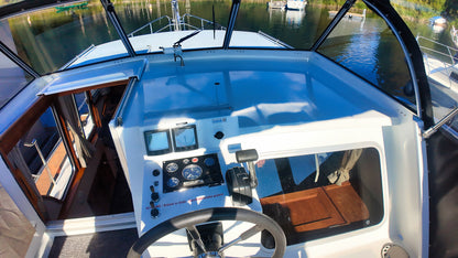 Skiron 35 Motoryacht Stahlyacht Boot Motorboot Yacht Schiff