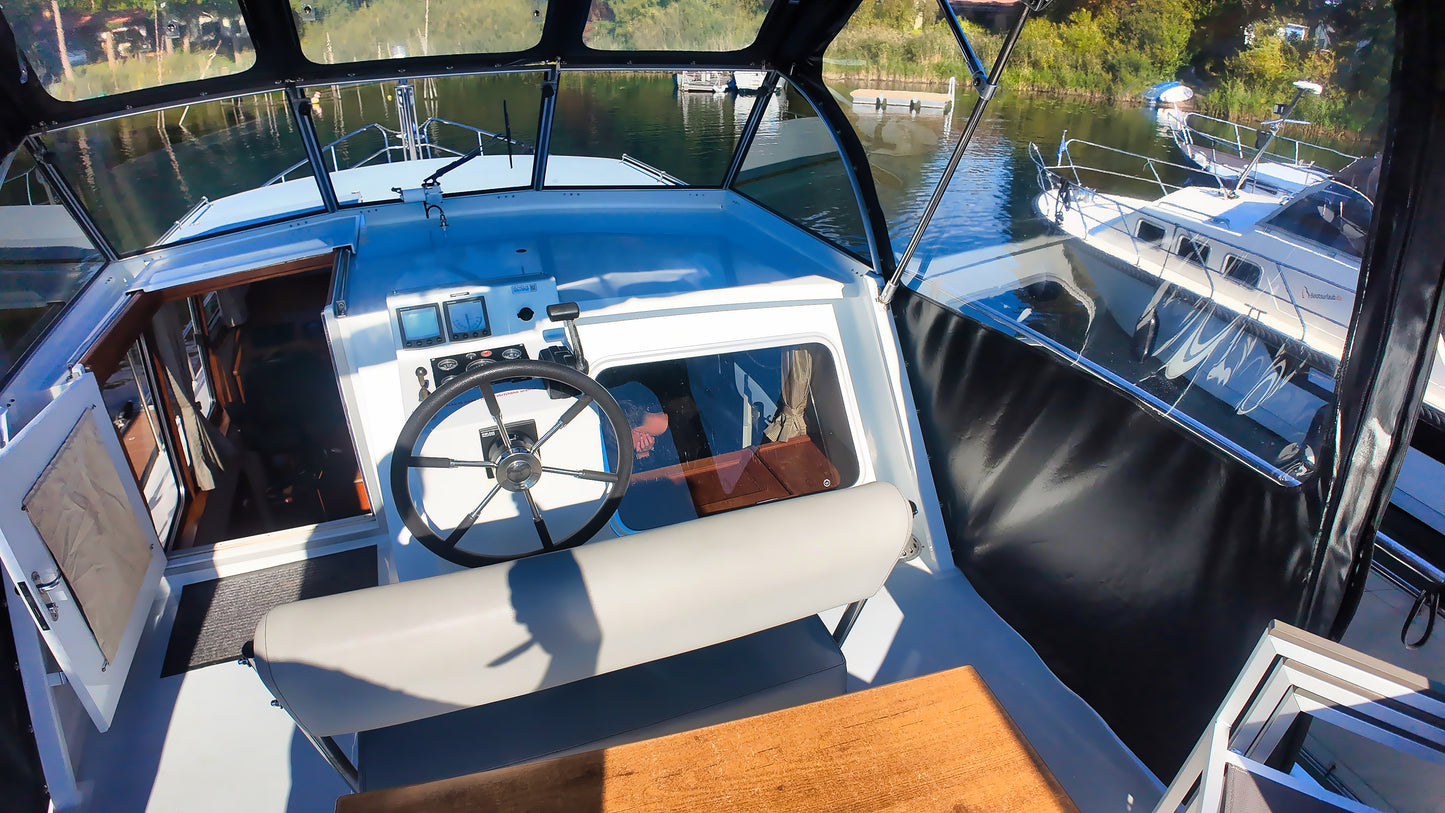 Skiron 35 Motoryacht Stahlyacht Boot Motorboot Yacht Schiff