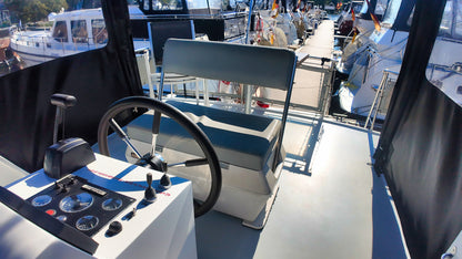 Skiron 35 Motoryacht Stahlyacht Boot Motorboot Yacht Schiff