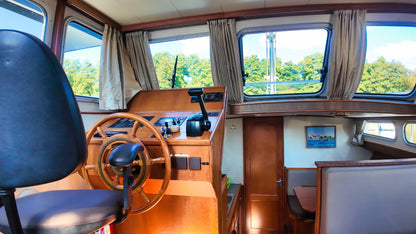 Skiron 35 Motoryacht Stahlyacht Boot Motorboot Yacht Schiff