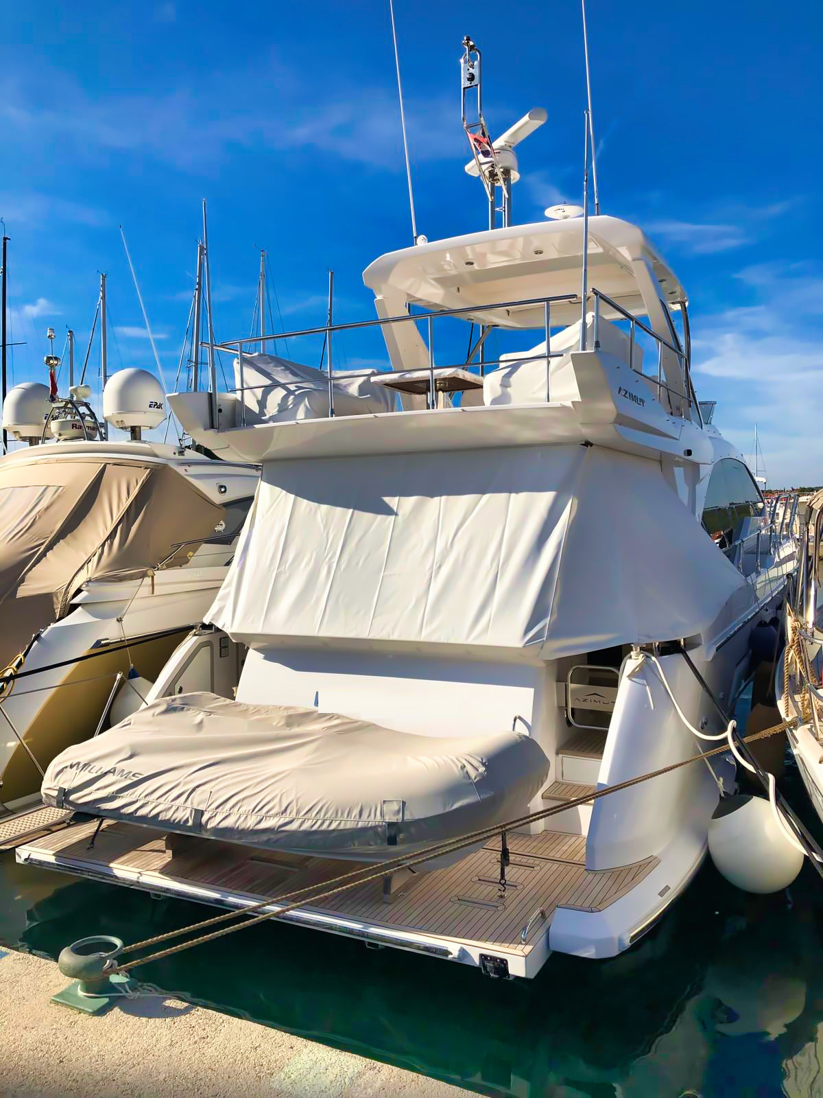 Azimut 50 Yacht Motoryacht Boot Motorboot Schiff