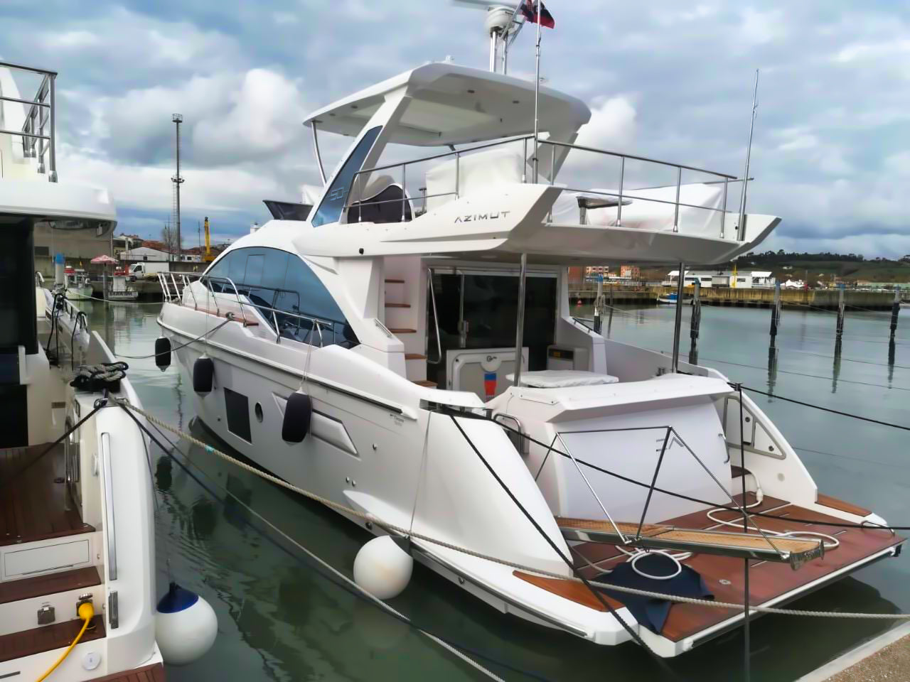 Azimut 50 Yacht Motoryacht Boot Motorboot Schiff